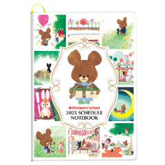 Japan The Bear's School A5 Planner Monthly Schedule Book - Jackie / Happy Life 2025