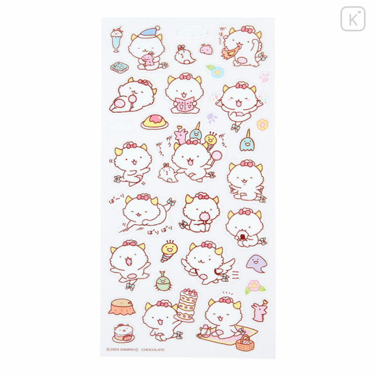 Japan Sanrio Clear Sticker - Gaopowerroo / B - 2