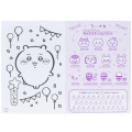 Japan Chiikawa A5 Coloring Book - Happy Party - 2