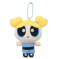 Japan The Powerpuff Girls Plush Mascot Keychain - Bubbles