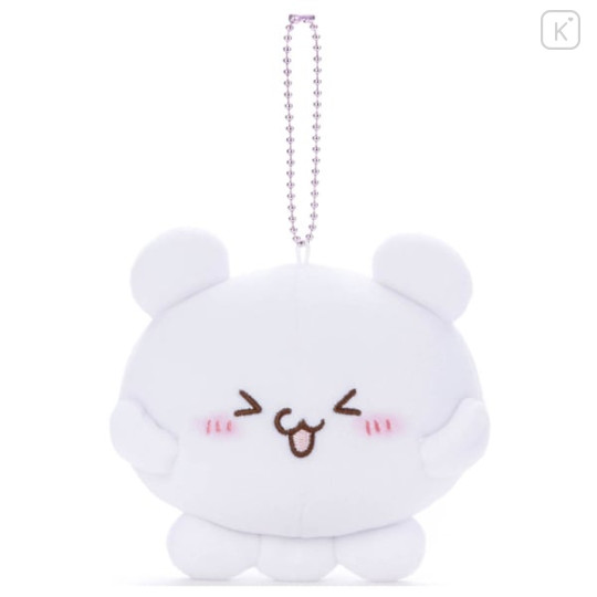 Japan Loveez Mocchi-Mocchi- Ball Chain Mascot Plush - Sumoppi : Happy - 1