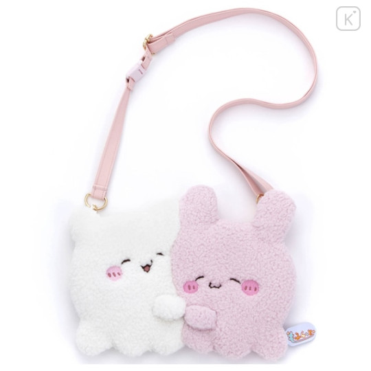 Japan Loveez Plush Pochette - Sumoppi & Pyonchi / Sweet Couple - 1