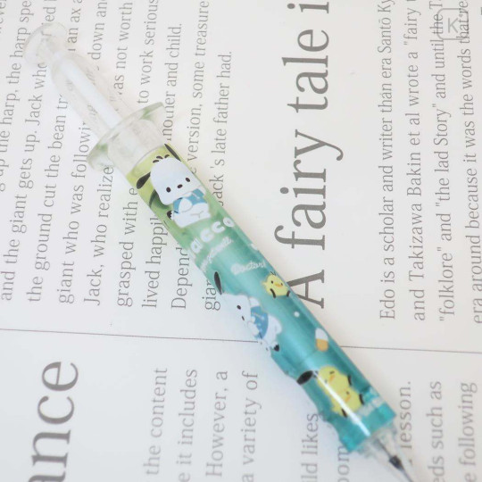 Japan Sanrio Syringe-shaped Mechanical Pencil - Pochacco / Nurse - 2