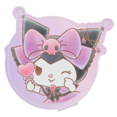 Japan Sanrio 2-sided Compact Mirror - Kuromi / Lady Heart