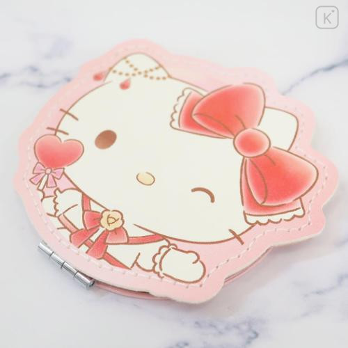 Japan Sanrio 2-sided Compact Mirror - Hello Kitty / Lady Heart - 4