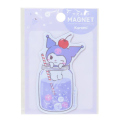 Japan Sanrio Magnet - Kuromi / Soda Drink