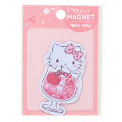 Japan Sanrio Magnet - Hello Kitty / Soda Drink