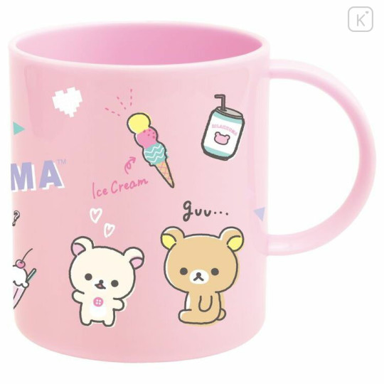 Japan San-X Plastic Cup - Rilakkuma / Ice Cream - 1