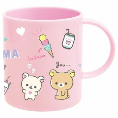 Japan San-X Plastic Cup - Rilakkuma / Ice Cream