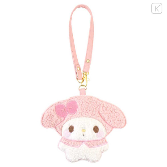 Japan Sanrio Fluffy Pass Case Card Holder - My Melody / Daze Chill Time - 1