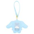 Japan Sanrio Fluffy Pass Case Card Holder - Cinnamoroll / Daze Chill Time - 2