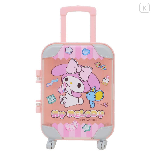 Japan Sanrio Small Desktop Organizer - My Melody / Luggage Style - 1