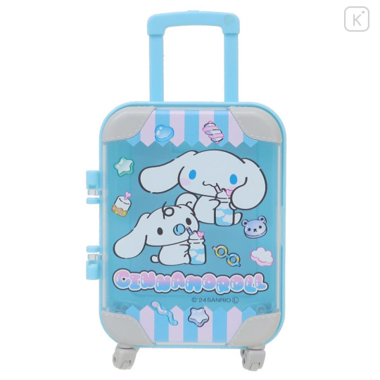 Japan Sanrio Small Desktop Organizer - Cinnamoroll / Luggage Style - 1