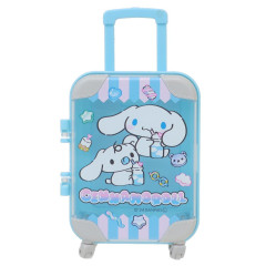 Japan Sanrio Small Desktop Organizer - Cinnamoroll / Luggage Style