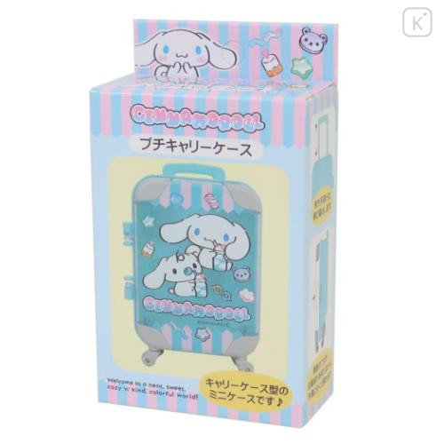 Japan Sanrio Small Desktop Organizer - Cinnamoroll / Luggage Style - 4