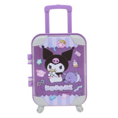 Japan Sanrio Small Desktop Organizer - Kuromi / Luggage Style