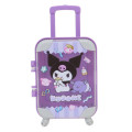 Japan Sanrio Small Desktop Organizer - Kuromi / Luggage Style - 1