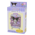 Japan Sanrio Small Desktop Organizer - Kuromi / Luggage Style - 4