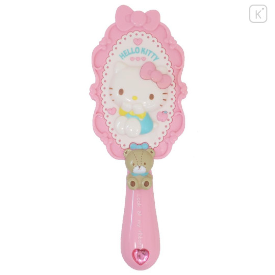 Japan Sanrio Hair Brush - Hello Kitty / Tiny Chum Pink - 1