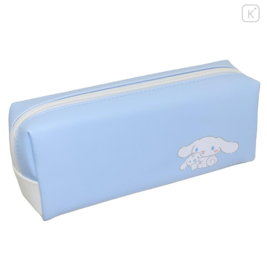 Japan Sanrio Pen Pouch Pencil Case - Cinnamoroll / Milk Light Blue - 2