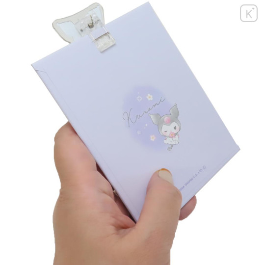 Japan Sanrio Notepad Memo with Binder - Kuromi / Daze Chill Time - 2