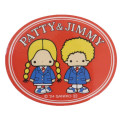 Japan Sanrio Big Sticker - Patty & Jimmy : School Uniform - 1