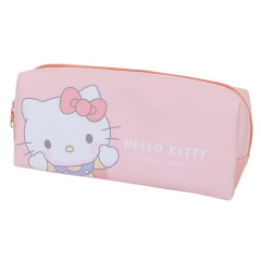 Japan Sanrio Pen Pouch Pencil Case - Hello Kitty / Hug Me