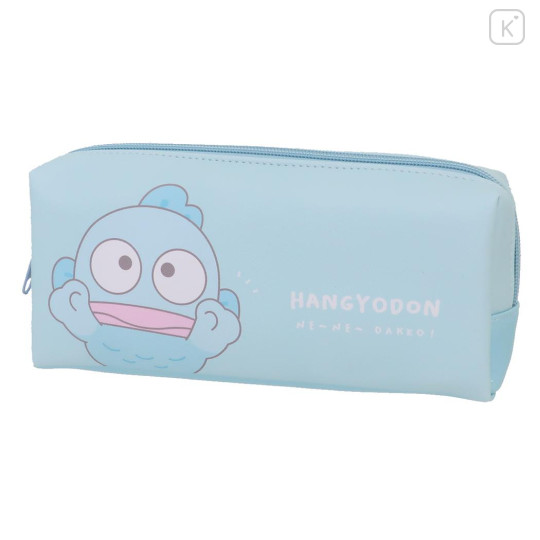 Japan Sanrio Pen Pouch Pencil Case - Hangyodon / Hug Me - 1