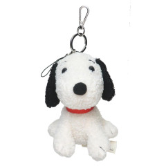 Japan Peanuts Fluffy Mascot Holder - Snoopy / Sitting