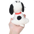 Japan Peanuts Fluffy Mascot Holder - Snoopy / Sitting - 2