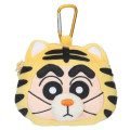 Japan Crayon Shin-chan Mascot Mini Pouch with Carabiner - Tiger - 1