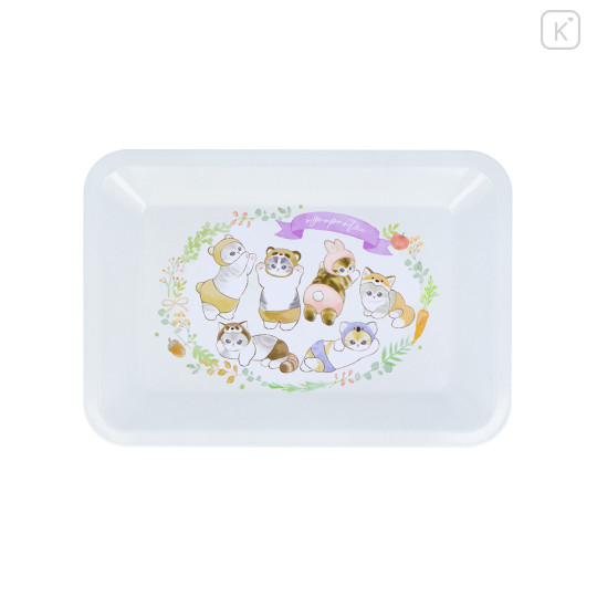 Japan Mofusand Accessory Tray Small Desktop Organizer - Cat / Rabbit Baby Autumn - 1