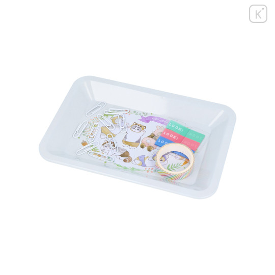 Japan Mofusand Accessory Tray Small Desktop Organizer - Cat / Rabbit Baby Autumn - 3