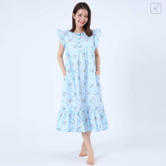 Japan Sanrio Room Dress - Marron Cream / Blue - 1