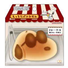 Japan Peanuts Die-cut Sticky Notes - Snoopy / Bread Joe Cool