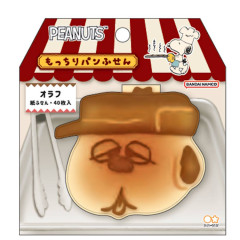 Japan Peanuts Die-cut Sticky Notes - Snoopy / Bread Olaf