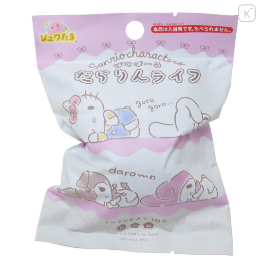 Japan Sanrio Bath Ball with Random Mascot - Characters / Daze Chill Time - 3