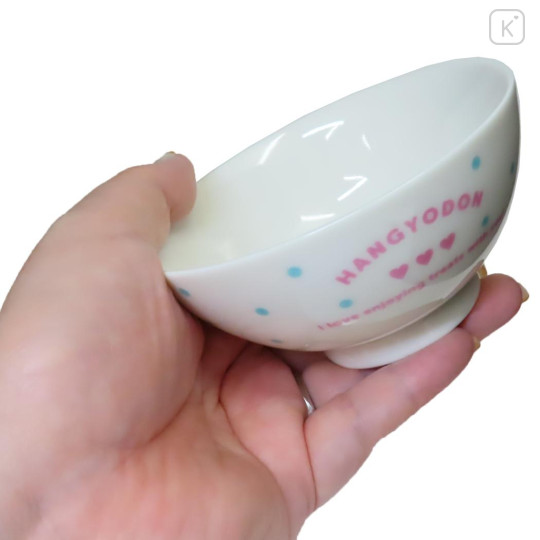 Japan Sanrio Rice Bowl - Hangyodon / Dots - 2