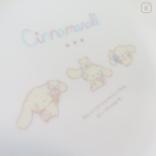 Japan Sanrio Deep Plate - Cinnamoroll / Relaxing Natural - 2