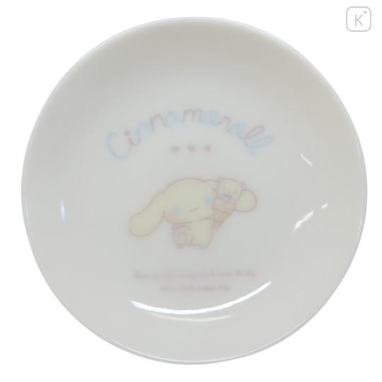 Japan Sanrio Smaill Plate - Cinnamoroll / Relaxing Natural - 1