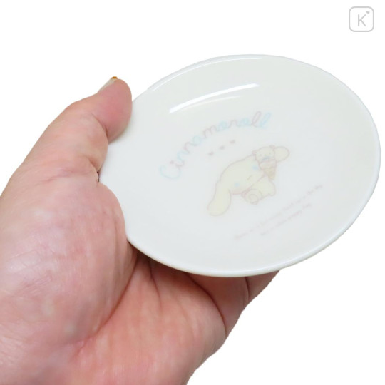 Japan Sanrio Smaill Plate - Cinnamoroll / Relaxing Natural - 2