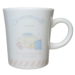 Japan Sanrio Porcelain Mug - Cinnamoroll / Relaxing Natural Good Night