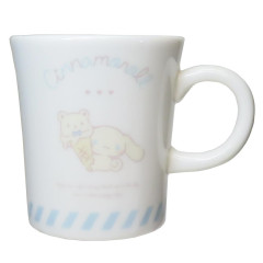 Japan Sanrio Porcelain Mug - Cinnamoroll / Relaxing Natural Ice Cream