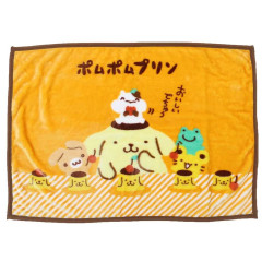 Japan Sanrio Meyer Blanket - Pompompurin / Orange