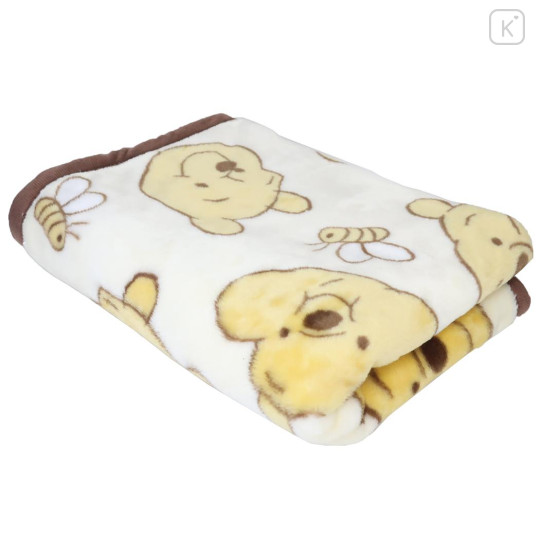 Japan Disney Meyer Blanket - Pooh / Bee - 3