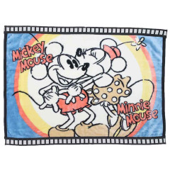 Japan Disney Meyer Blanket - Mickey Mouse & Minnie Mouse / Movie Film