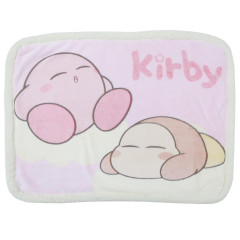 Japan Kirby Sheep Boa Blanket - Kirby & Waddle Dee / Pink Good Night