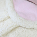 Japan Kirby Sheep Boa Blanket - Kirby & Waddle Dee / Pink Good Night - 2