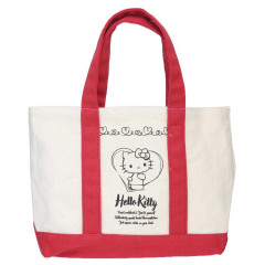 Japan Sanrio Mini Tote Bag - Hello Kitty / Be Yourself