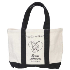 Japan Sanrio Mini Tote Bag - Kuromi / Be Yourself